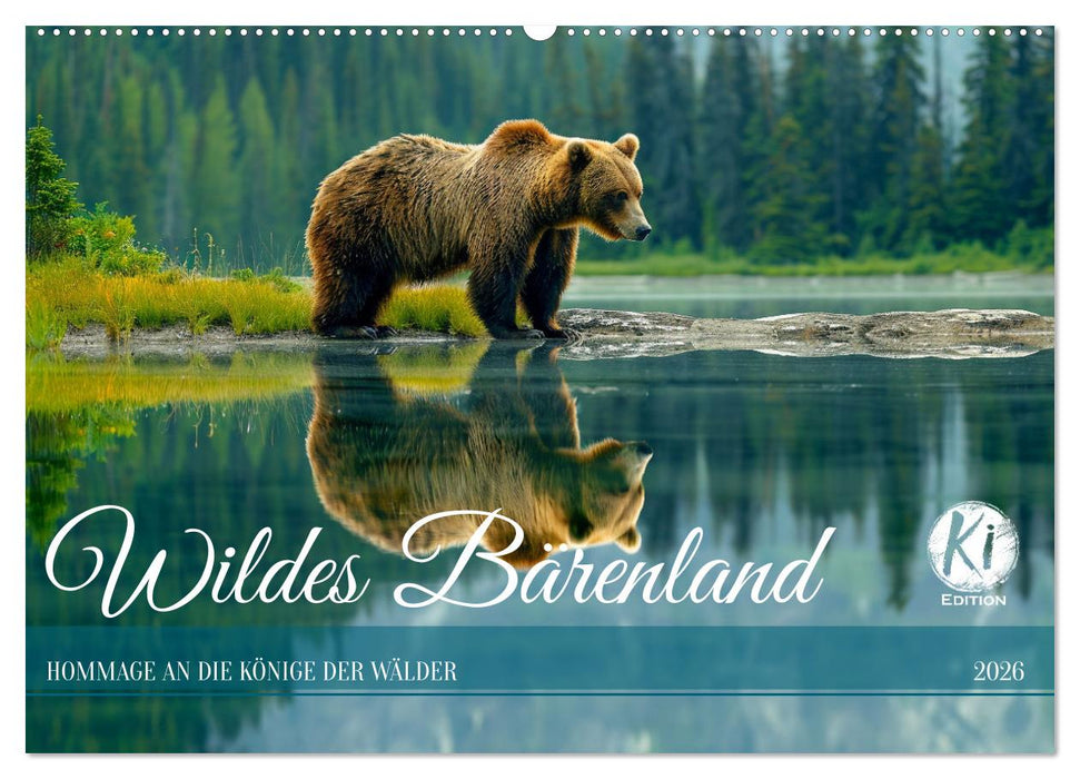 Wildes Bärenland (CALVENDO Wandkalender 2026)