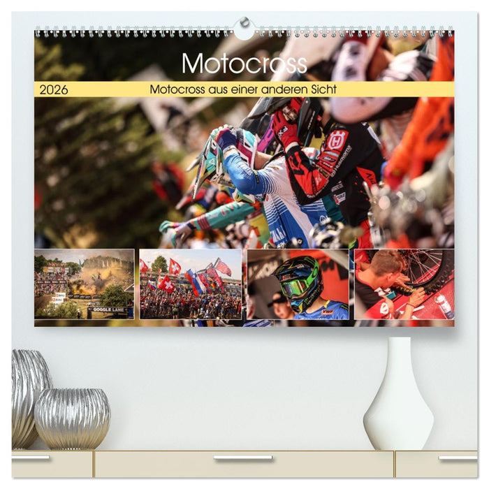 Motocross aus einer anderen Sicht (CALVENDO Premium Wandkalender 2026)