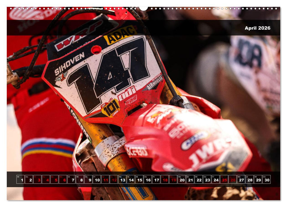 Motocross aus einer anderen Sicht (CALVENDO Premium Wandkalender 2026)