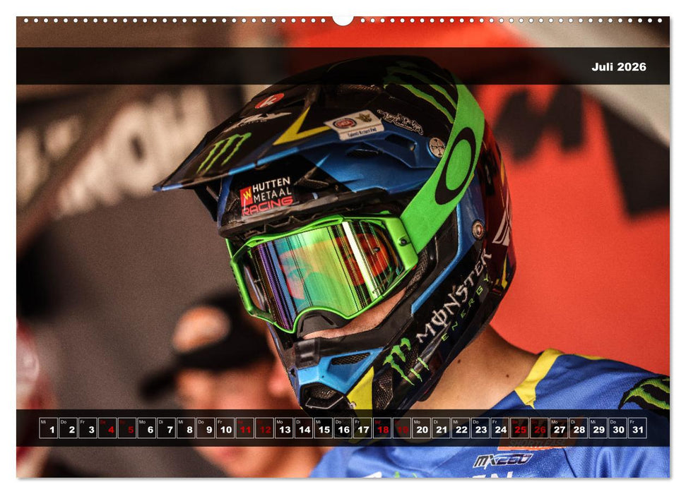Motocross aus einer anderen Sicht (CALVENDO Premium Wandkalender 2026)