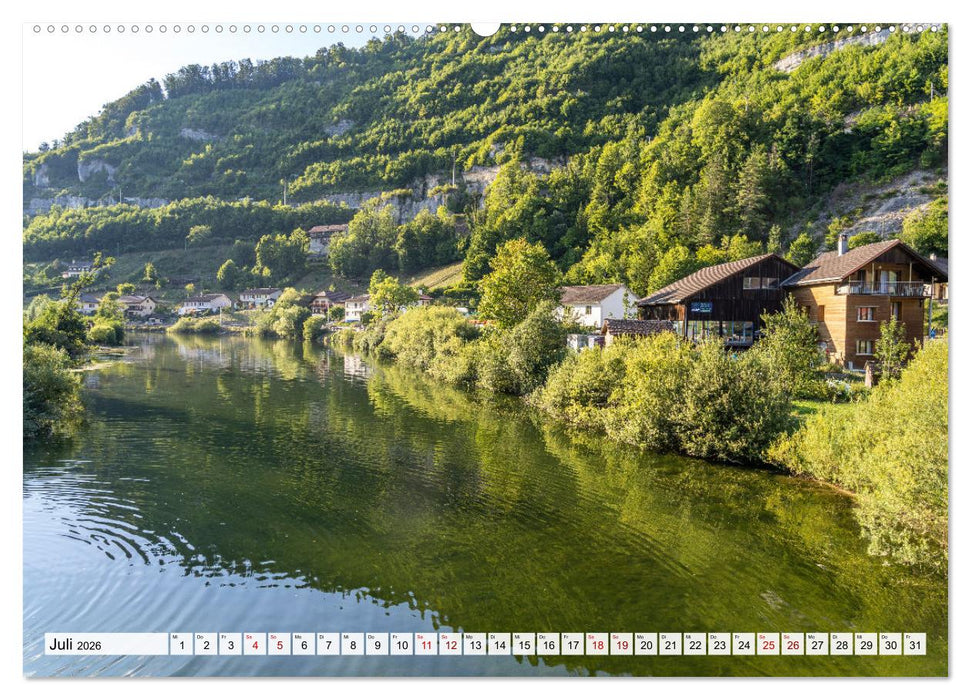 Schweiz - Saint-Ursanne (CALVENDO Premium Wandkalender 2026)