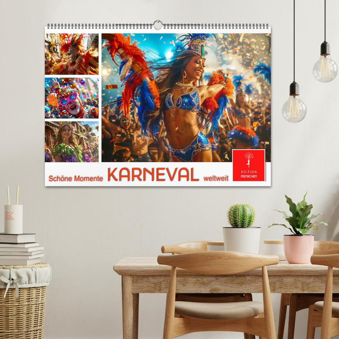 Karneval - schöne Momente weltweit (CALVENDO Wandkalender 2026)