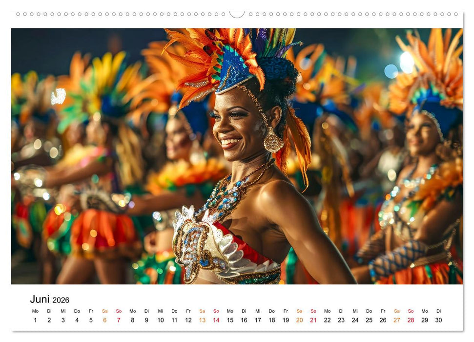 Karneval - schöne Momente weltweit (CALVENDO Wandkalender 2026)