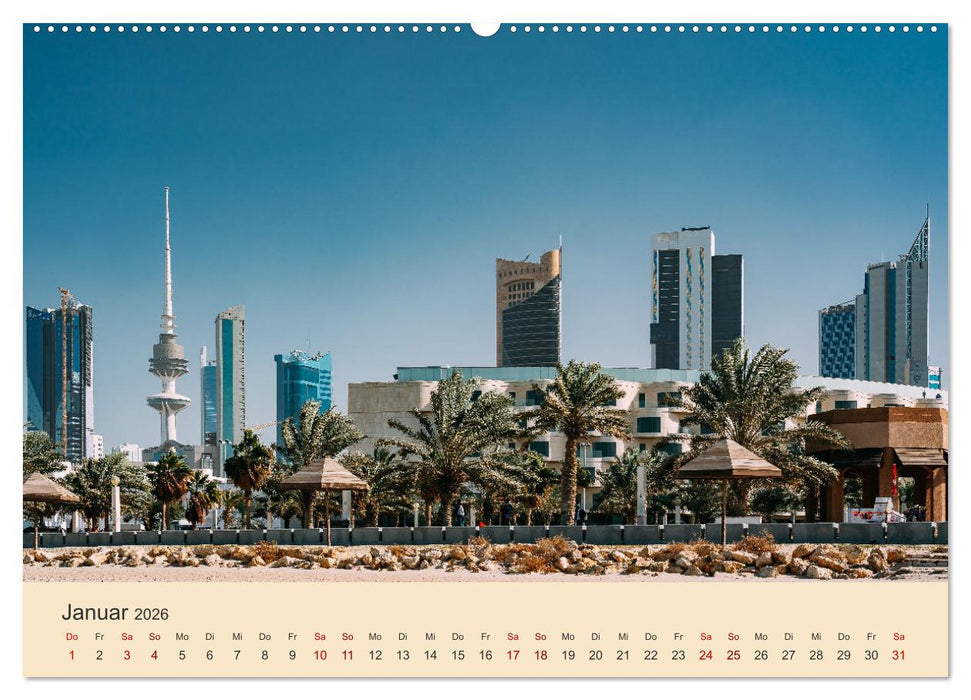 Kuwait - Moderne trifft Tradition (CALVENDO Premium Wandkalender 2026)