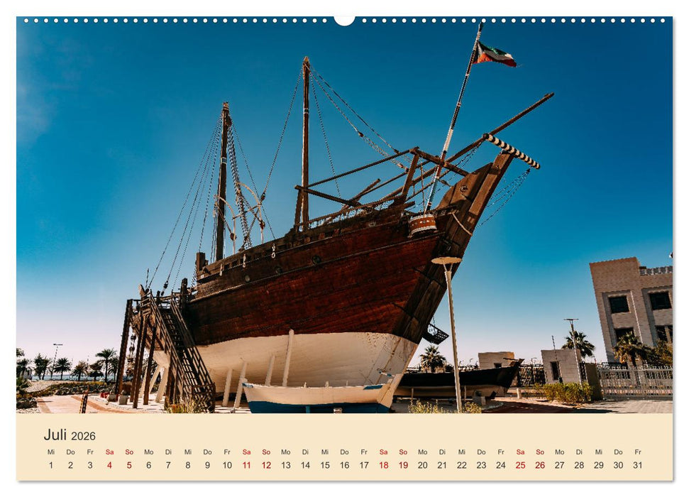 Kuwait - Moderne trifft Tradition (CALVENDO Premium Wandkalender 2026)
