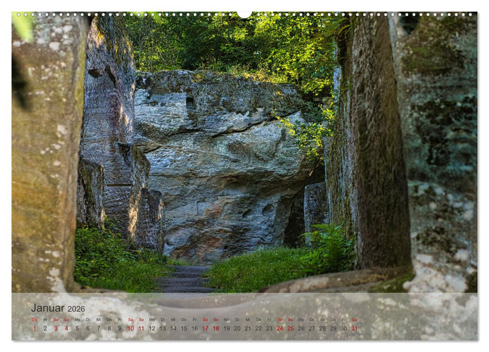 Felsenburg Rotenhan (CALVENDO Premium Wandkalender 2026)