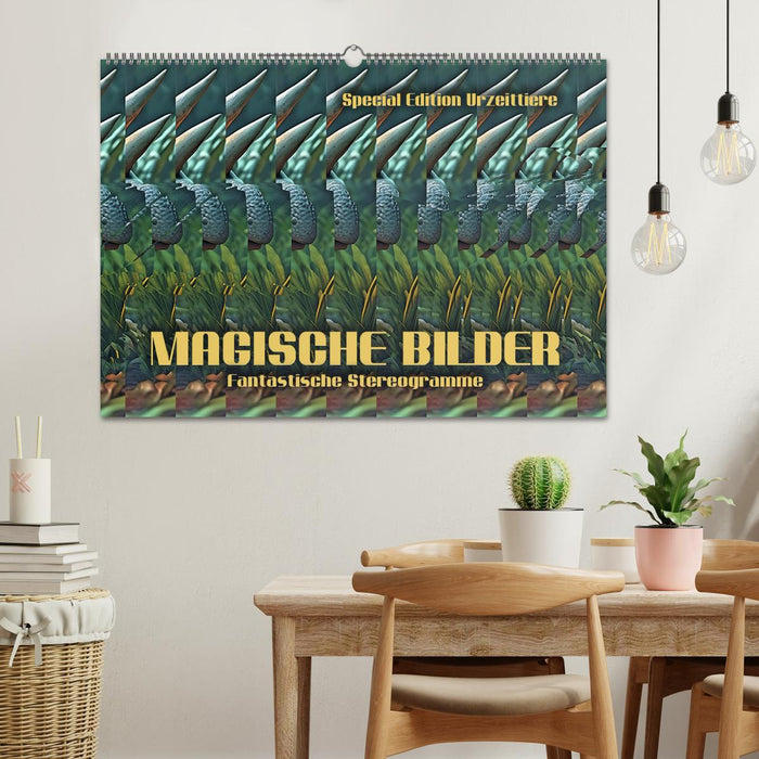 Magische Bilder - fantastische Stereogramme (CALVENDO Wandkalender 2026)