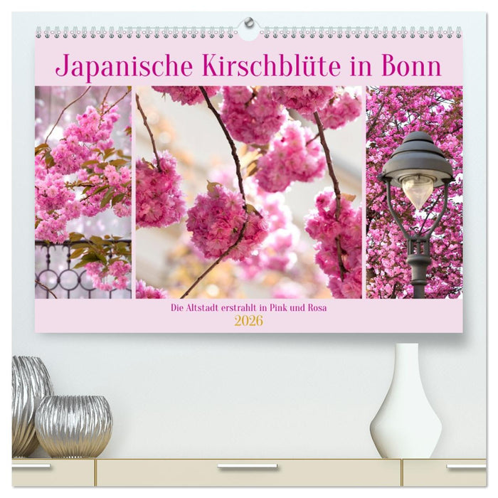 Japanische Kirschblüte in Bonn (CALVENDO Premium Wandkalender 2026)
