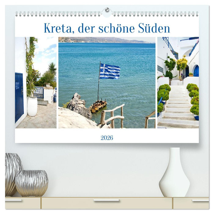 Kreta, der schöne Süden (CALVENDO Premium Wandkalender 2026)