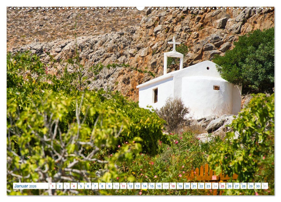 Kreta, der schöne Süden (CALVENDO Premium Wandkalender 2026)
