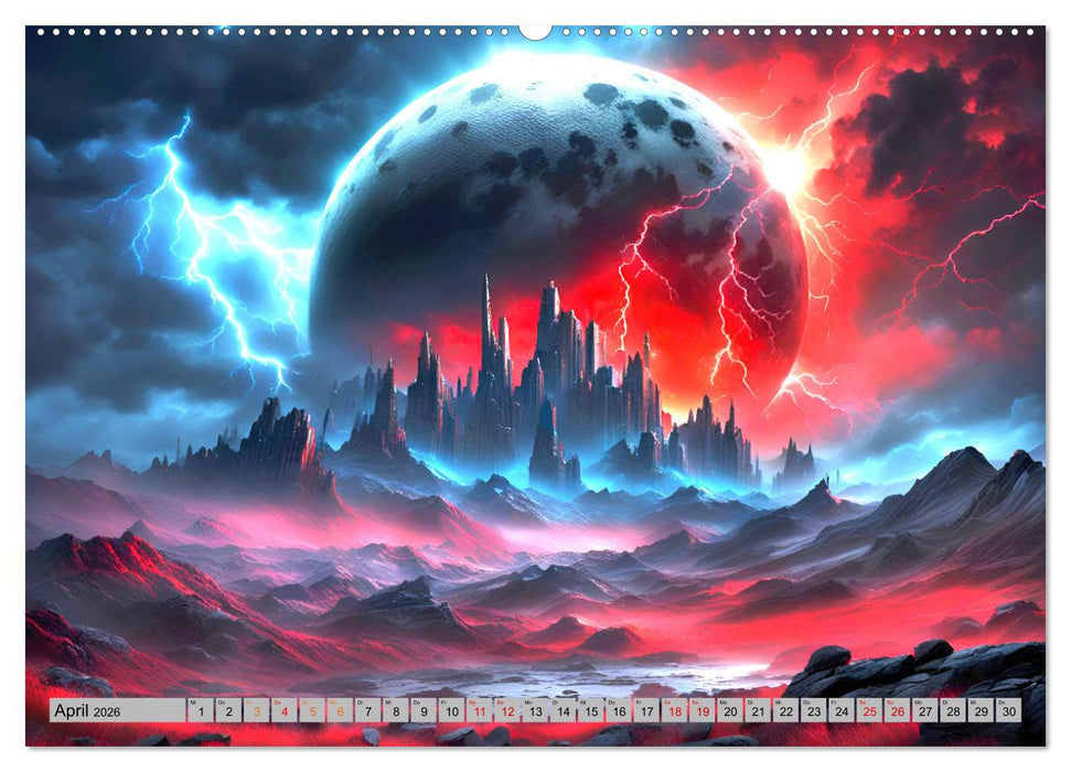 Mondzauberschein (CALVENDO Premium Wandkalender 2026)