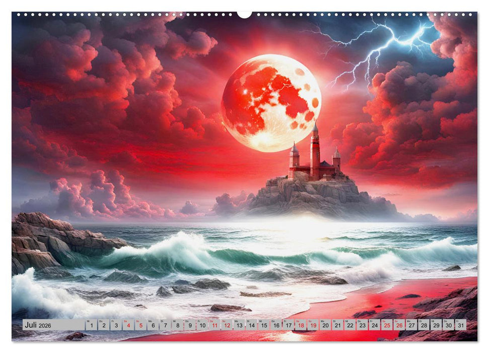 Mondzauberschein (CALVENDO Premium Wandkalender 2026)