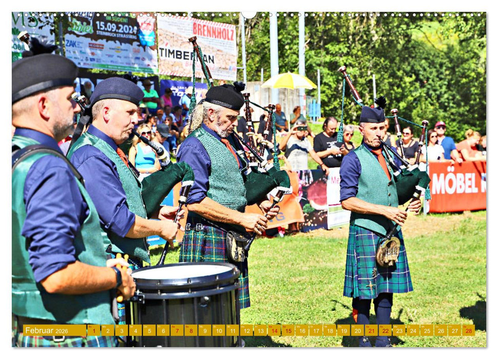 Traufgames Highlandgames in Albstadt - Pfeffingen (CALVENDO Premium Wandkalender 2026)