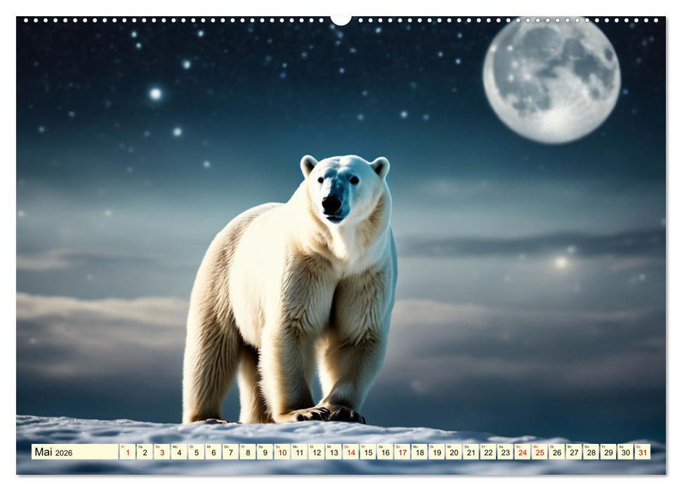 Eisbären im Fokus (CALVENDO Premium Wandkalender 2026)