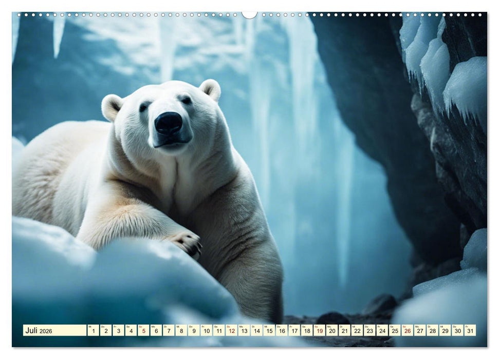Eisbären im Fokus (CALVENDO Premium Wandkalender 2026)