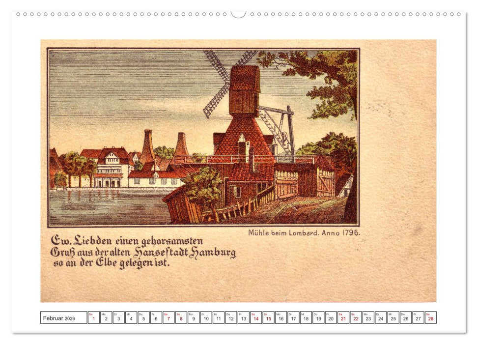 Gruss aus Hamburg (CALVENDO Premium Wandkalender 2026)