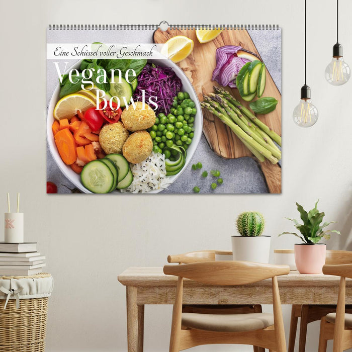 Vegane Bowls - Eine Schüssel voller Geschmack (CALVENDO Wandkalender 2026)