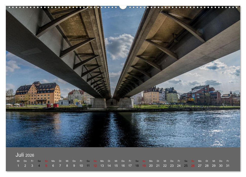 Regensburg - Stadtansichten (CALVENDO Premium Wandkalender 2026)