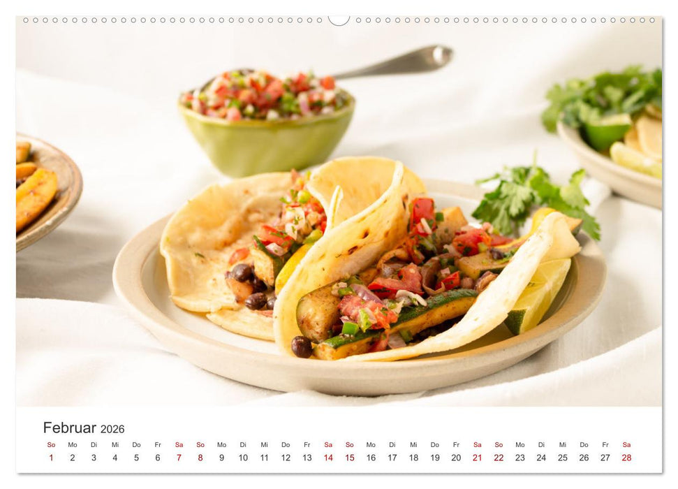 Vegan - Mmmh lecker! (CALVENDO Premium Wandkalender 2026)