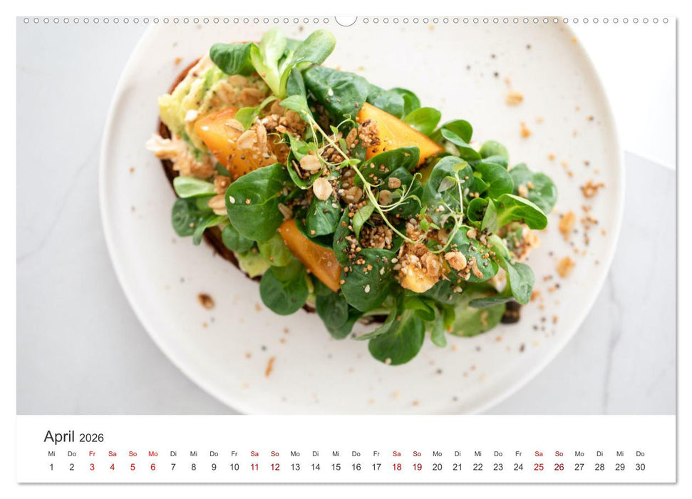 Vegan - Mmmh lecker! (CALVENDO Premium Wandkalender 2026)