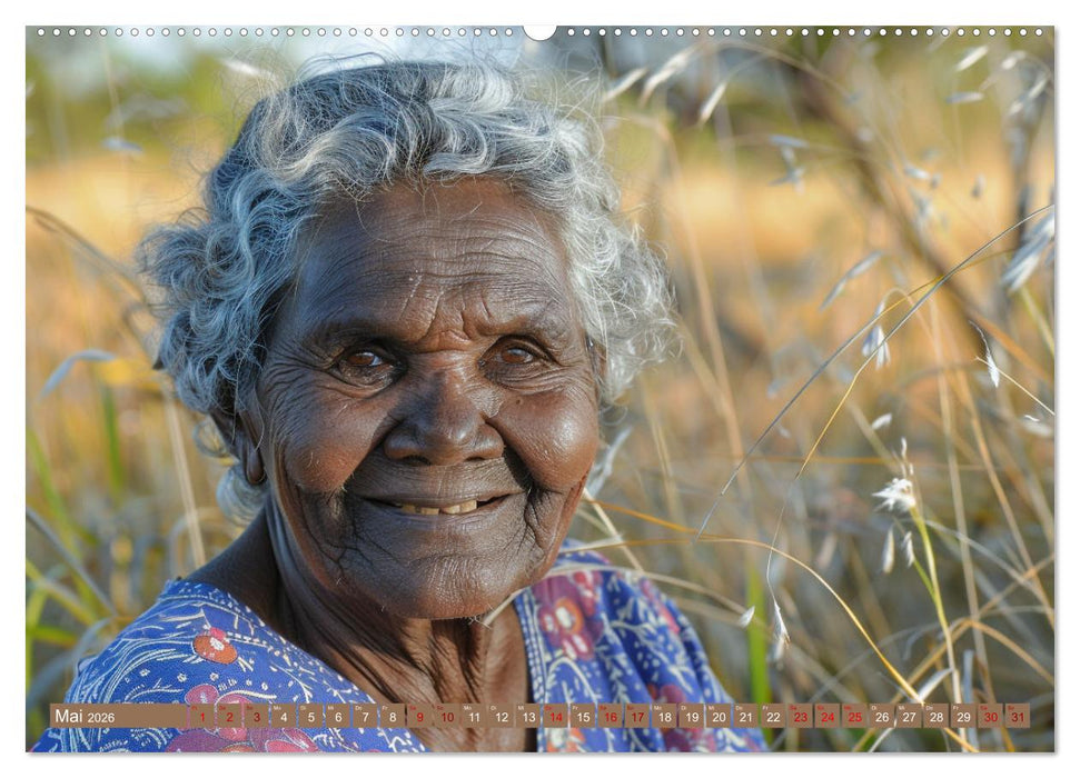 Aborigines - Farben des Outback (CALVENDO Wandkalender 2026)