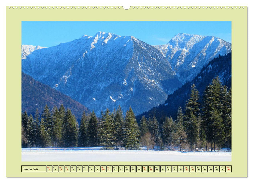 Bergwandern in den Alpen - vom Tal bis zum Gipfel (CALVENDO Premium Wandkalender 2026)