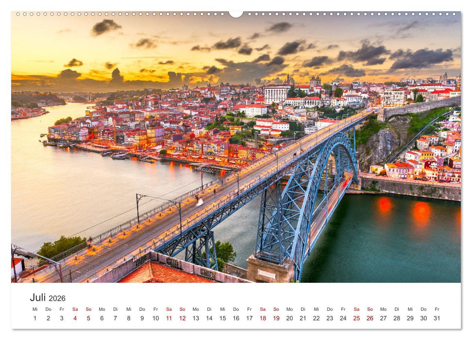 Porto - Eine Liebeserklärung (CALVENDO Premium Wandkalender 2026)
