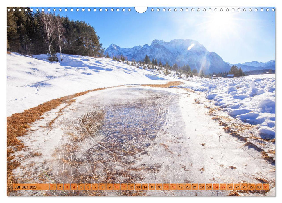 Rund um Mittenwald (CALVENDO Wandkalender 2026)