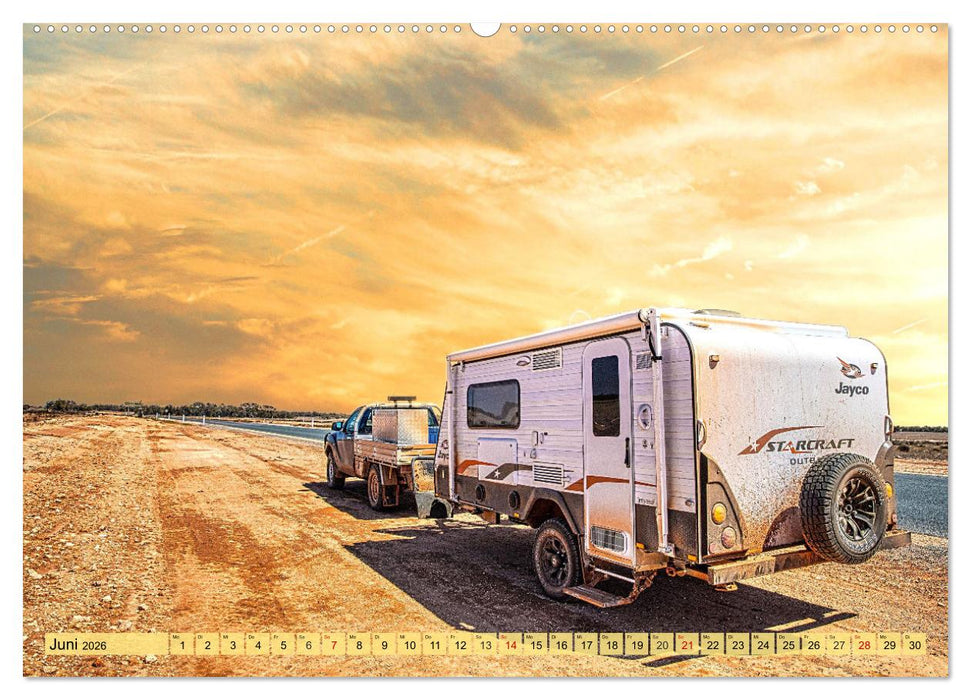Unterwegs im Wohnmobil. Abenteuer Roadtrip und Camping (CALVENDO Premium Wandkalender 2026)