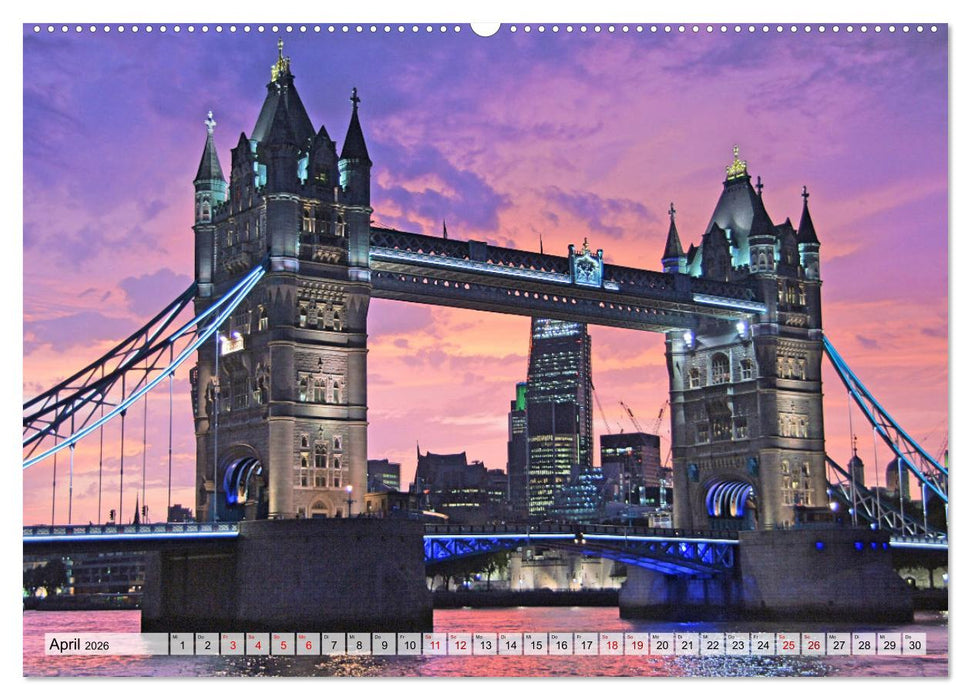 Metropolen - Weltstädte im magischen Licht (CALVENDO Premium Wandkalender 2026)