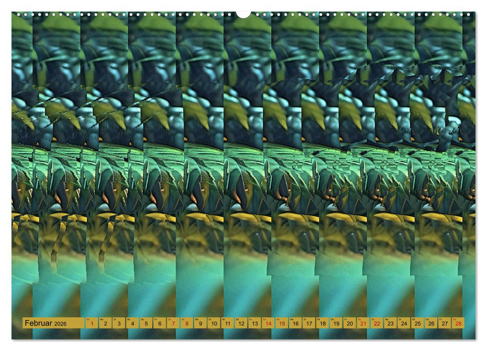 Magische Bilder - fantastische Stereogramme (CALVENDO Premium Wandkalender 2026)