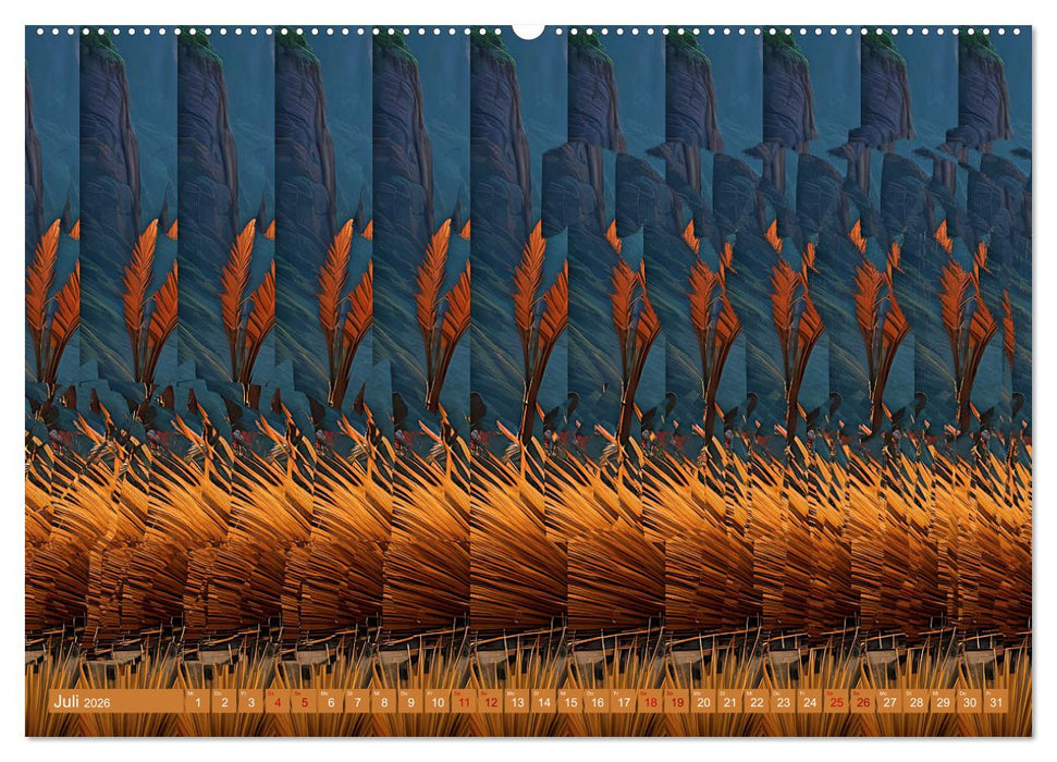 Magische Bilder - fantastische Stereogramme (CALVENDO Premium Wandkalender 2026)