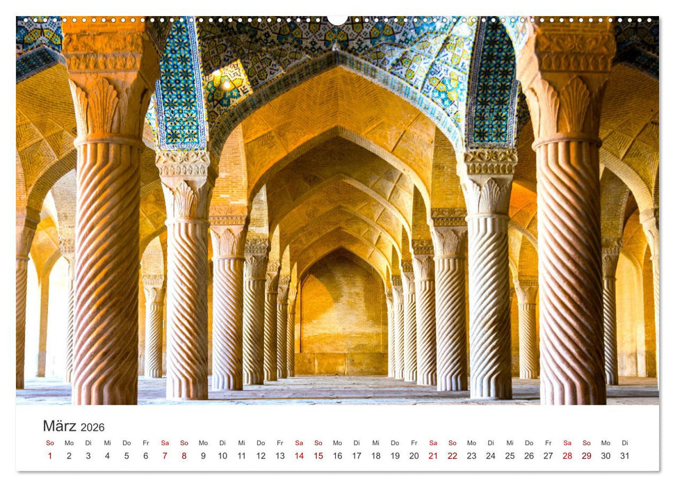 Iran - Farbenfrohe Impressionen (CALVENDO Premium Wandkalender 2026)