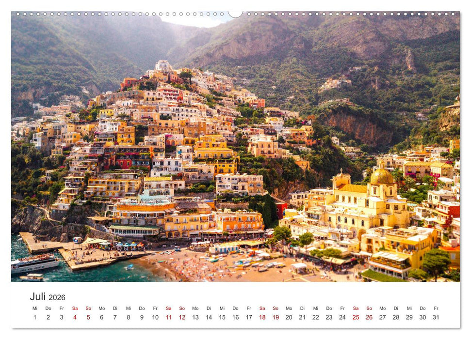 Amalfi Küste - Italiens wunderschöner Küstenabschnitt. (CALVENDO Premium Wandkalender 2026)