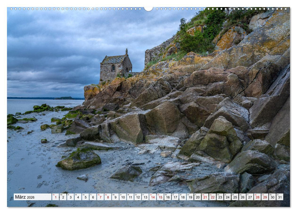 Welterbe Mont-Saint-Michel (CALVENDO Premium Wandkalender 2026)