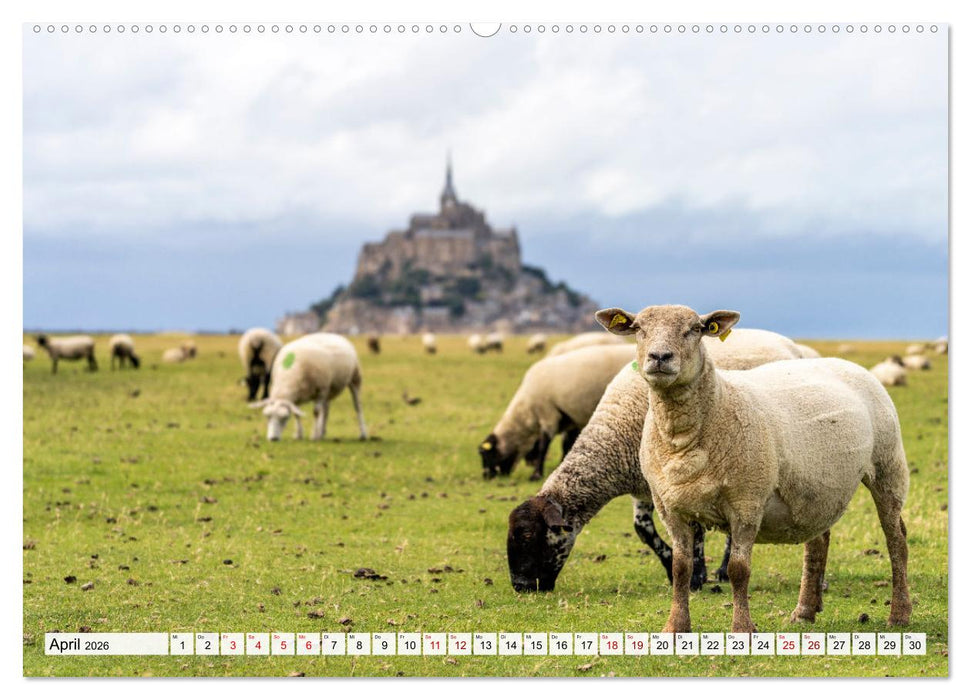 Welterbe Mont-Saint-Michel (CALVENDO Premium Wandkalender 2026)