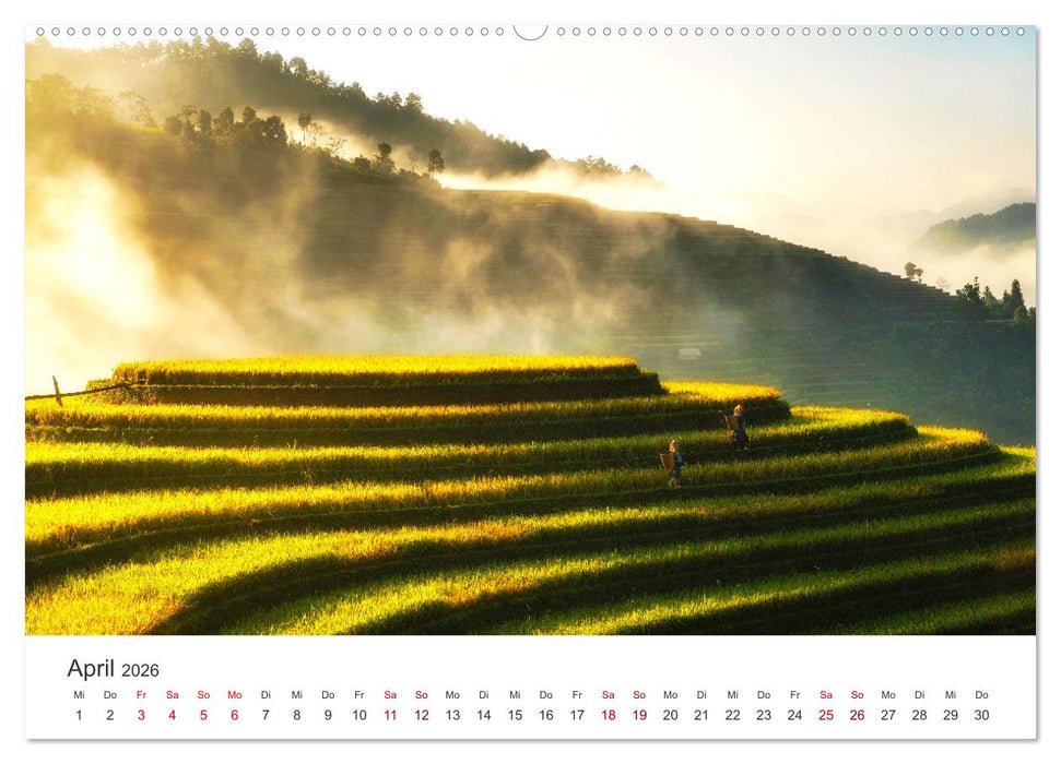 Vietnam - Das Land der Morgenröte. (CALVENDO Premium Wandkalender 2026)