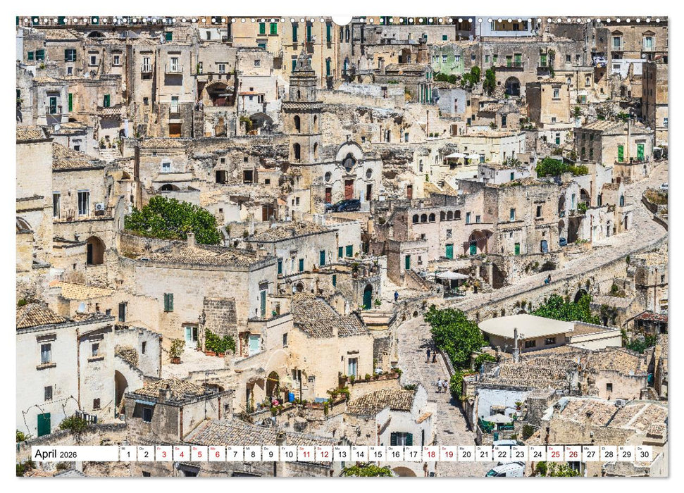 Matera - Die Stadt der Sassi (CALVENDO Premium Wandkalender 2026)