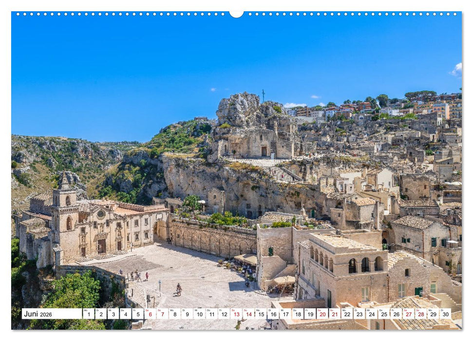 Matera - Die Stadt der Sassi (CALVENDO Premium Wandkalender 2026)