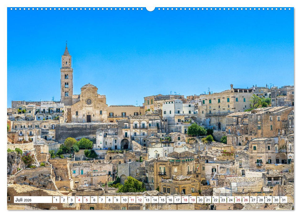 Matera - Die Stadt der Sassi (CALVENDO Premium Wandkalender 2026)
