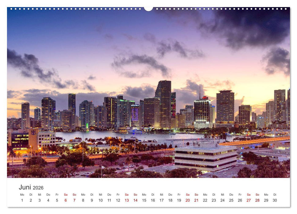 Florida - Faszinierende Städte und wunderbare Strände. (CALVENDO Premium Wandkalender 2026)