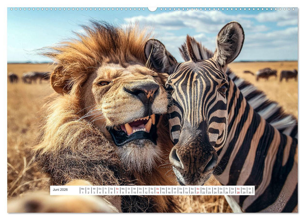 Tier Selfies (CALVENDO Wandkalender 2026)