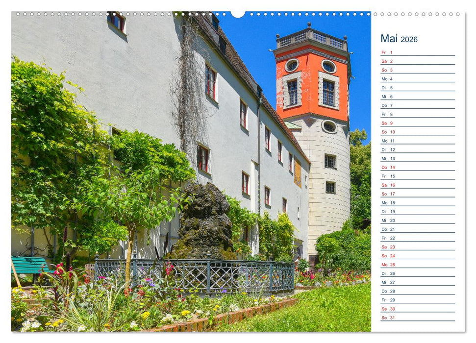 Romantisches Augsburg (CALVENDO Premium Wandkalender 2026)