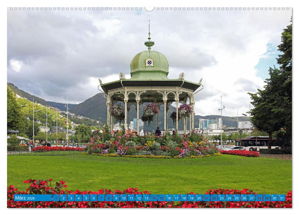 So schön ist Bergen (CALVENDO Premium Wandkalender 2026)