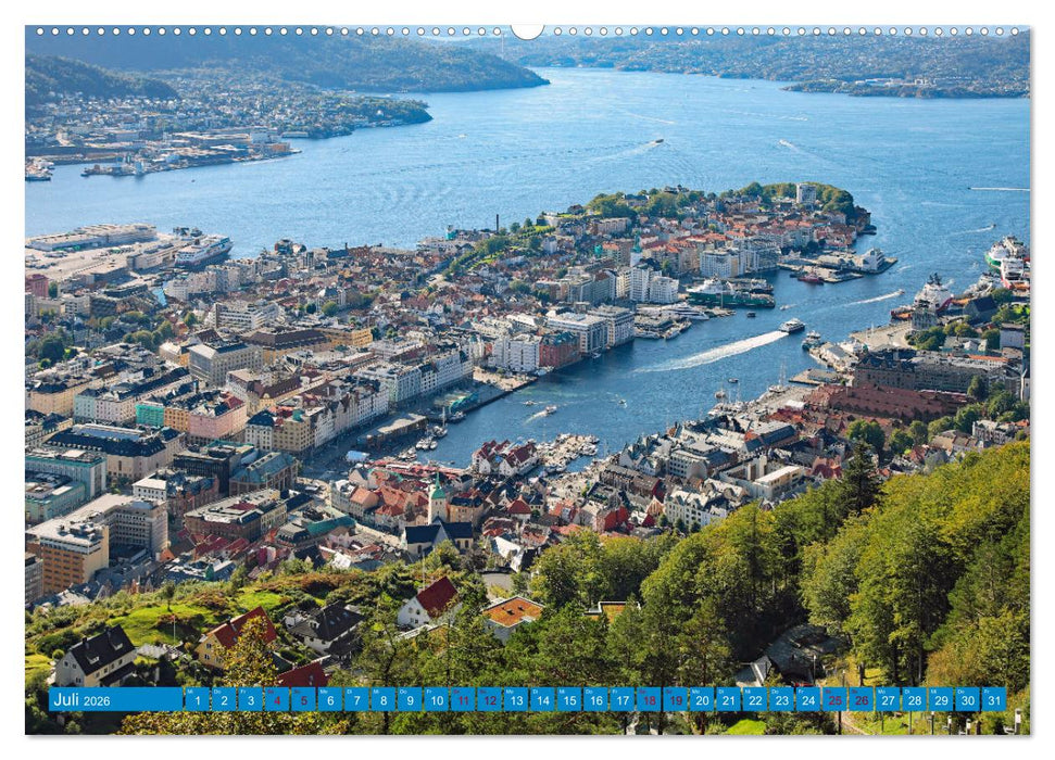 So schön ist Bergen (CALVENDO Premium Wandkalender 2026)
