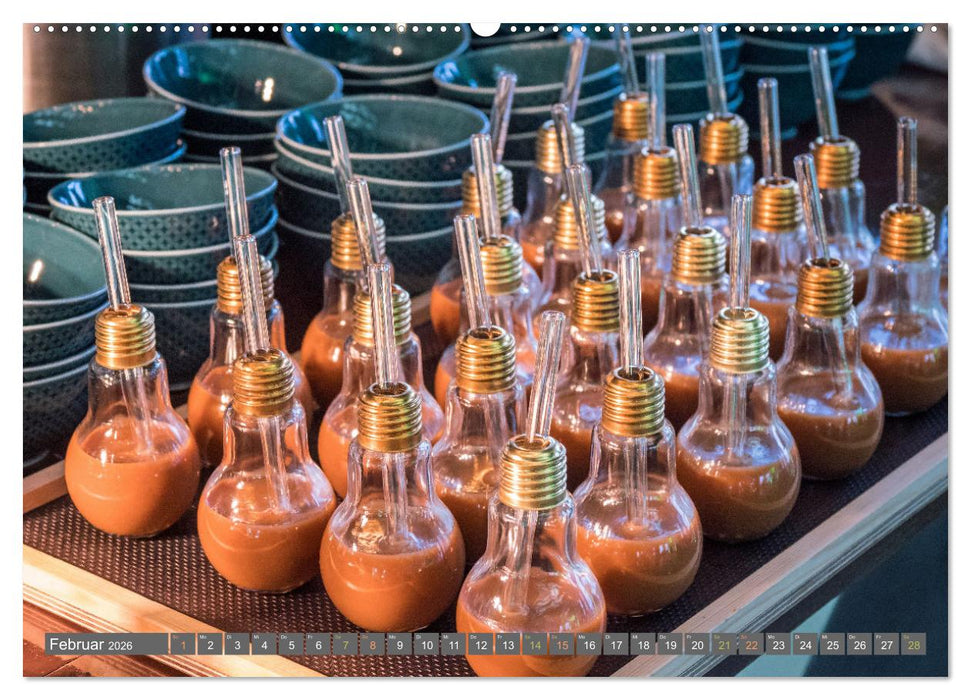 Perfekt angerichtet - Fingerfood, Appetizer und Desserts (CALVENDO Premium Wandkalender 2026)