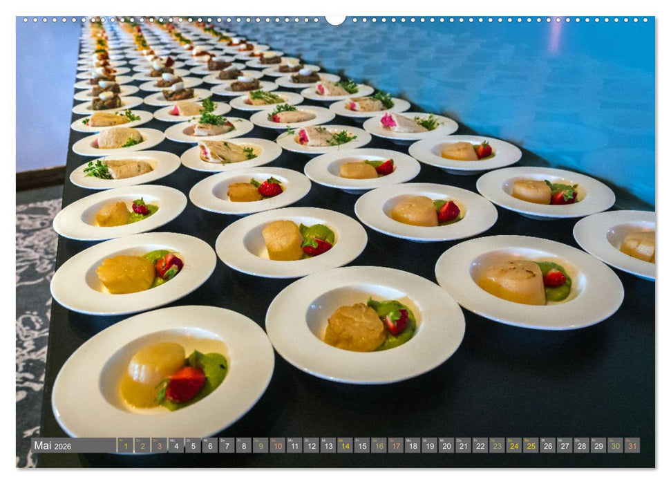 Perfekt angerichtet - Fingerfood, Appetizer und Desserts (CALVENDO Premium Wandkalender 2026)