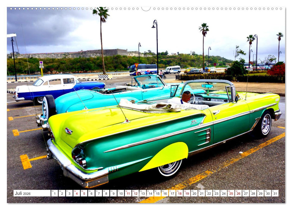 CHEVY - Ganz in Grün (CALVENDO Premium Wandkalender 2026)