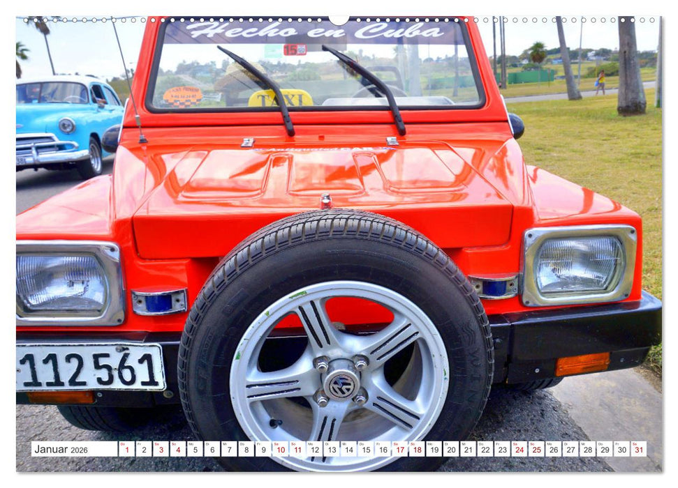 MONTUNO - Ein Auto Made in Cuba (CALVENDO Premium Wandkalender 2026)