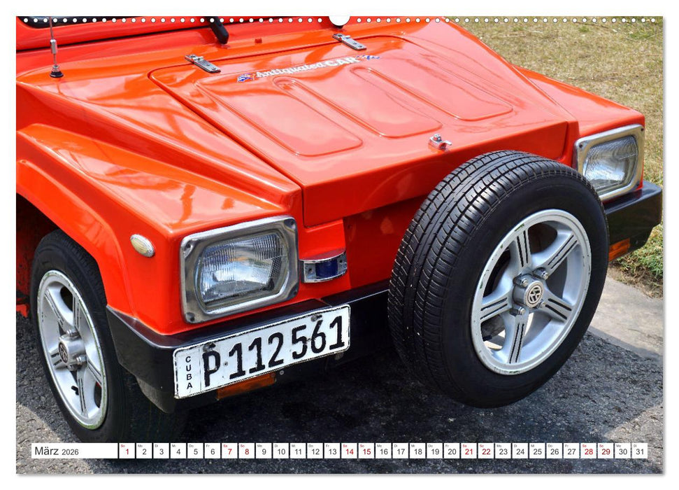 MONTUNO - Ein Auto Made in Cuba (CALVENDO Premium Wandkalender 2026)